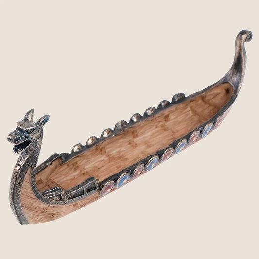 Viking Boat Incense Burner